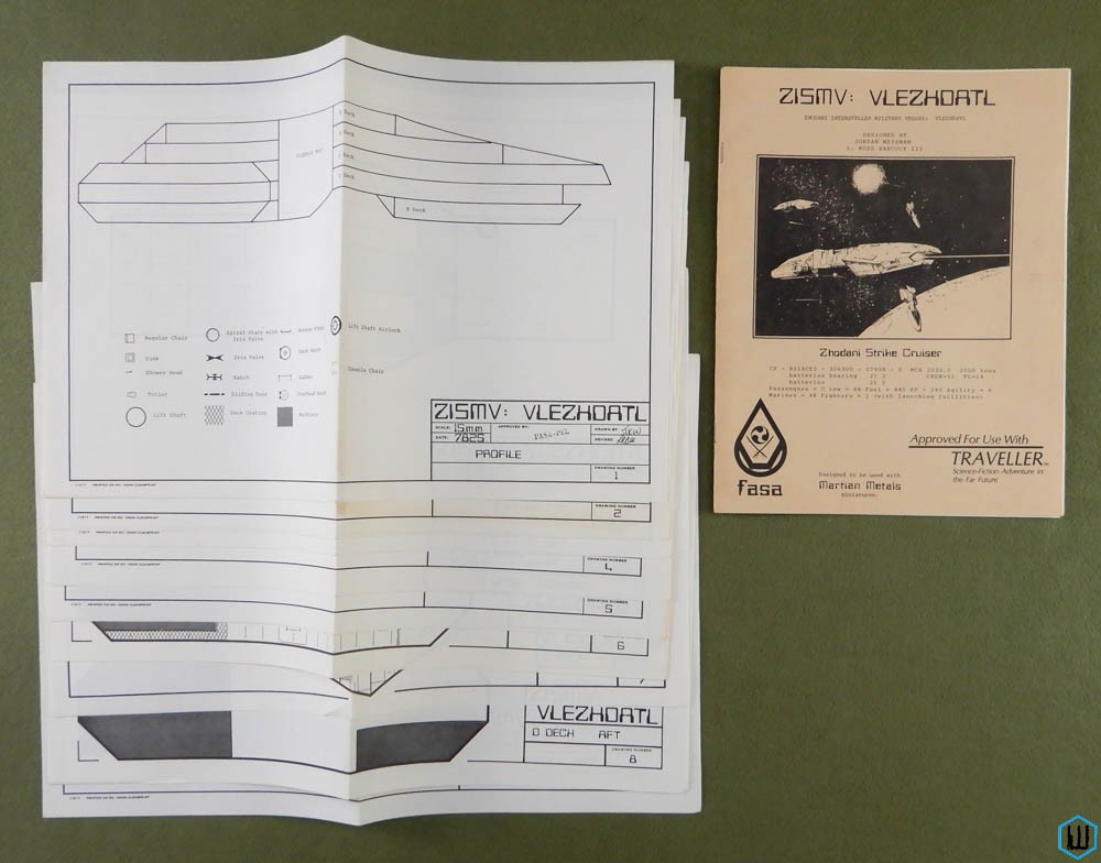 ZISMV: Vlezhdatl (Traveller: Zhodani Strike Cruiser Deckplans)