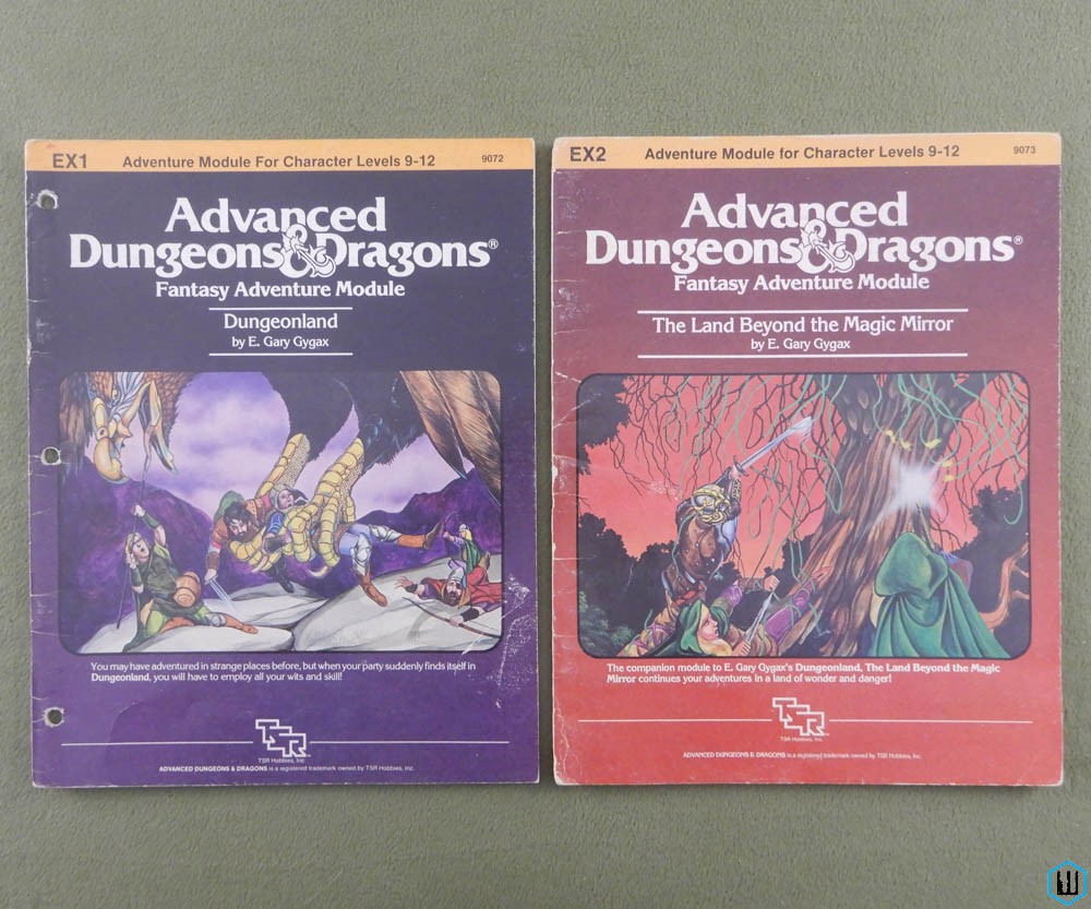 Dungeonland & Land Beyond Magic Mirror (Advanced Dungeons Dragons EX1 EX2)