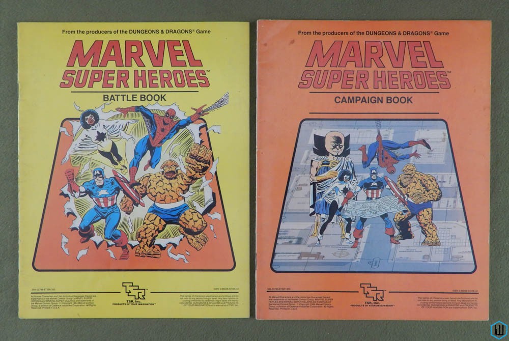 Marvel Super Heroes RPG: Battle Book & Campaign Book