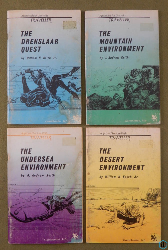 Traveller RPG: Mountain Desert Undersea Environment Drenslaar Quest