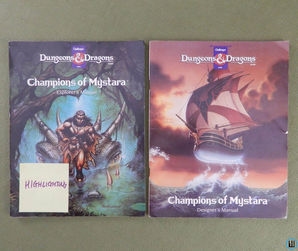 EXPLORER'S MANUAL + DESIGNER'S (Champions of Mystara) Highlighting