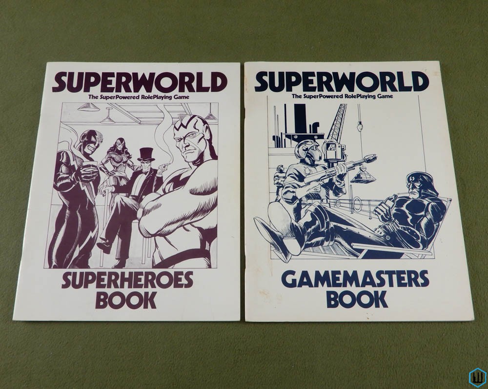 Superworld: Superheroes Book & Gamemasters Book (Parts set)