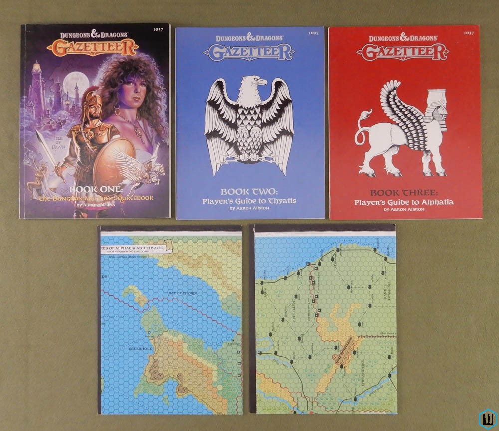 Dawn of the Emperors Thyatis & Alphatia (Dungeons Dragons Gazetteer) NO BOX