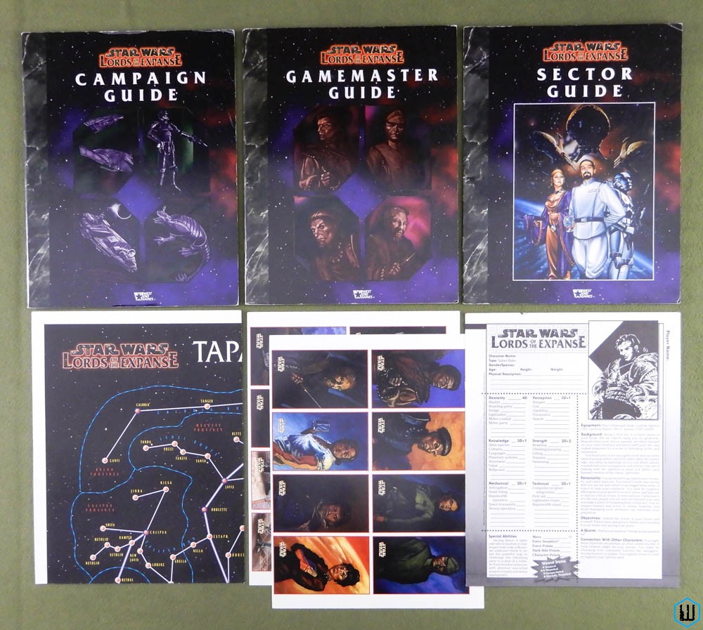 Lords of the Expanse - NO BOX (Star Wars D6 System RPG)