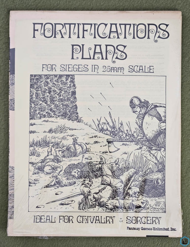 Fortifications Plans 25mm Scale Sieges (Chivalry Sorcery RPG) FGU Fantasy Games Unlimited