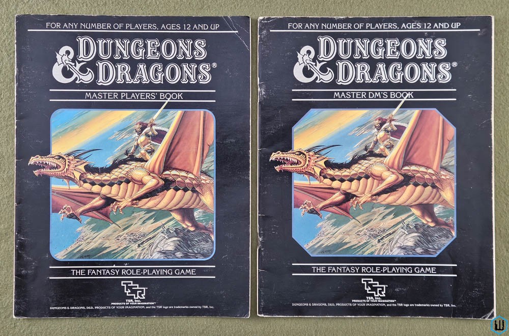 D&D Master Player's & DM's Book set (Dungeons Dragons) Books Only TSR