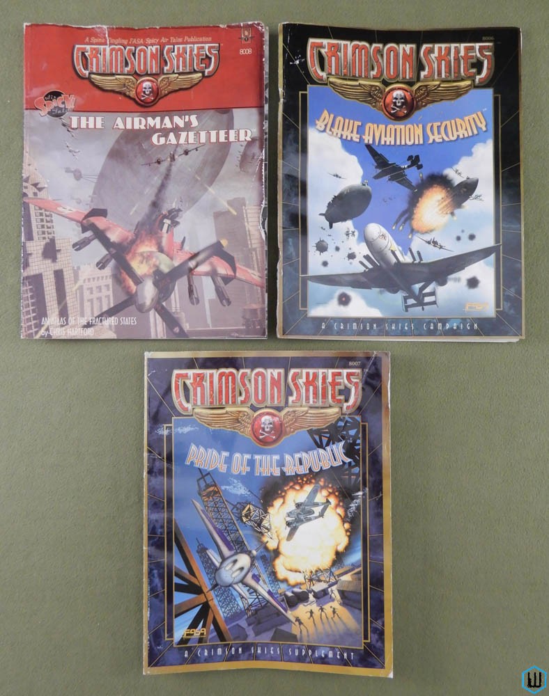 Crismon Skies: Airman's Gazetteer; Blake Aviation Security, Pride Republic - POOR