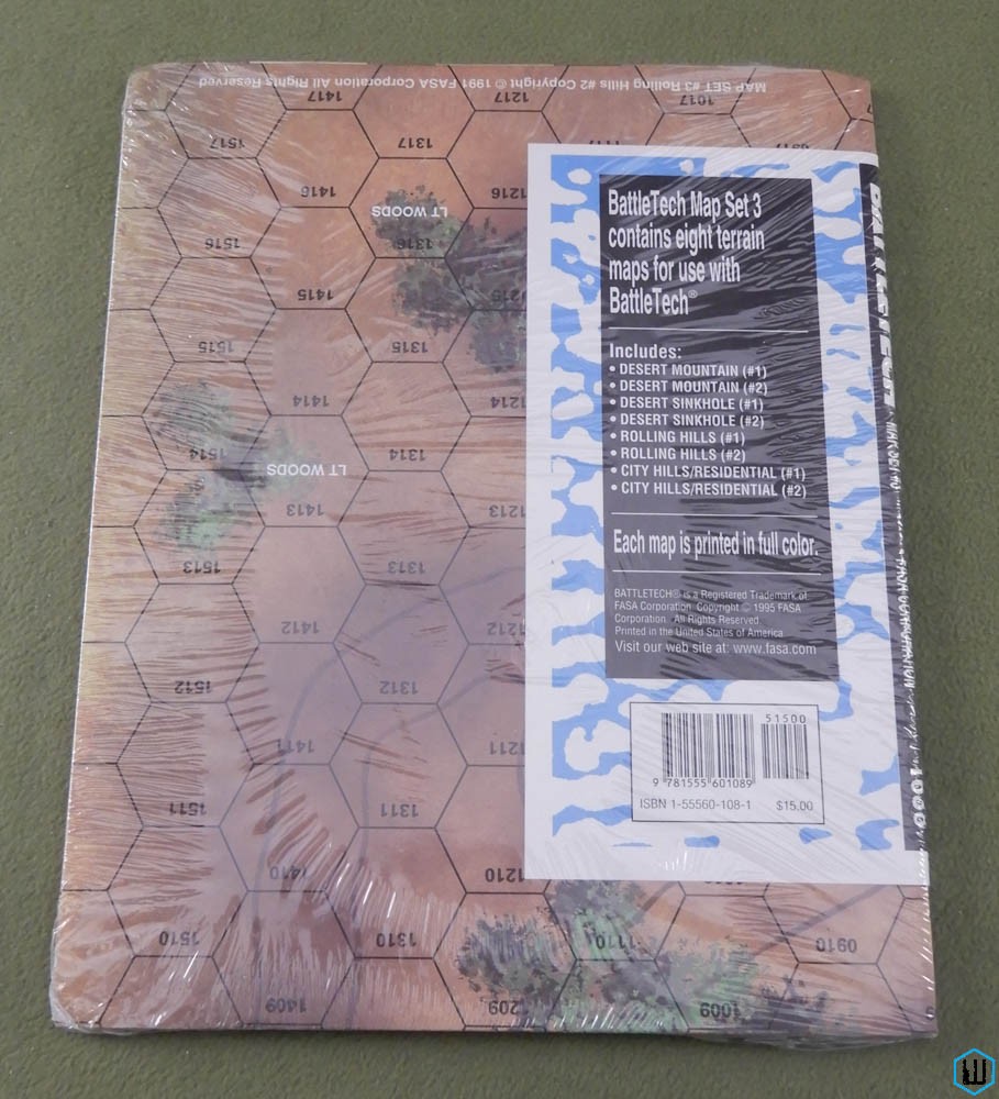 Battletech Map Set 3 (Eight Terrain Maps)
