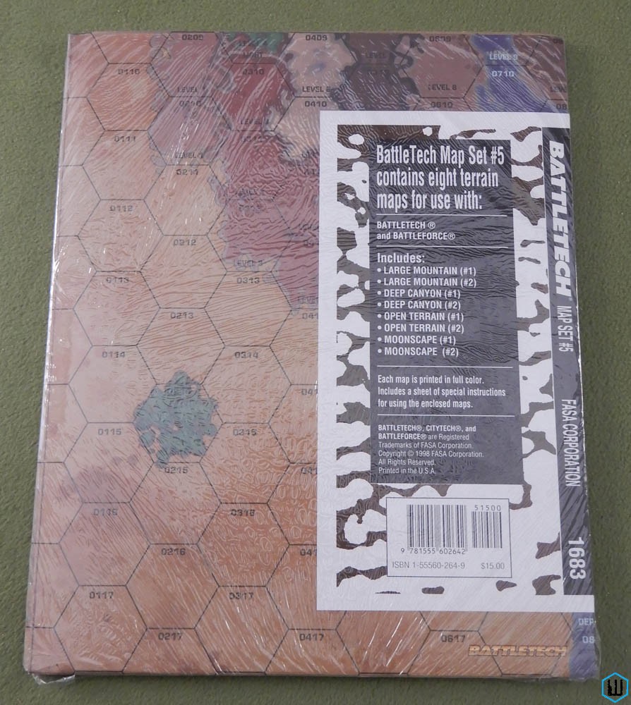 Battletech Map Set 5 (Eight Terrain Maps)