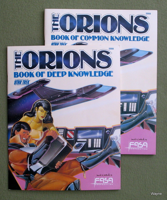 Image for The Orions: Book of Common Knowledge & Deep Knowledge (Star Trek RPG: 2-book set)