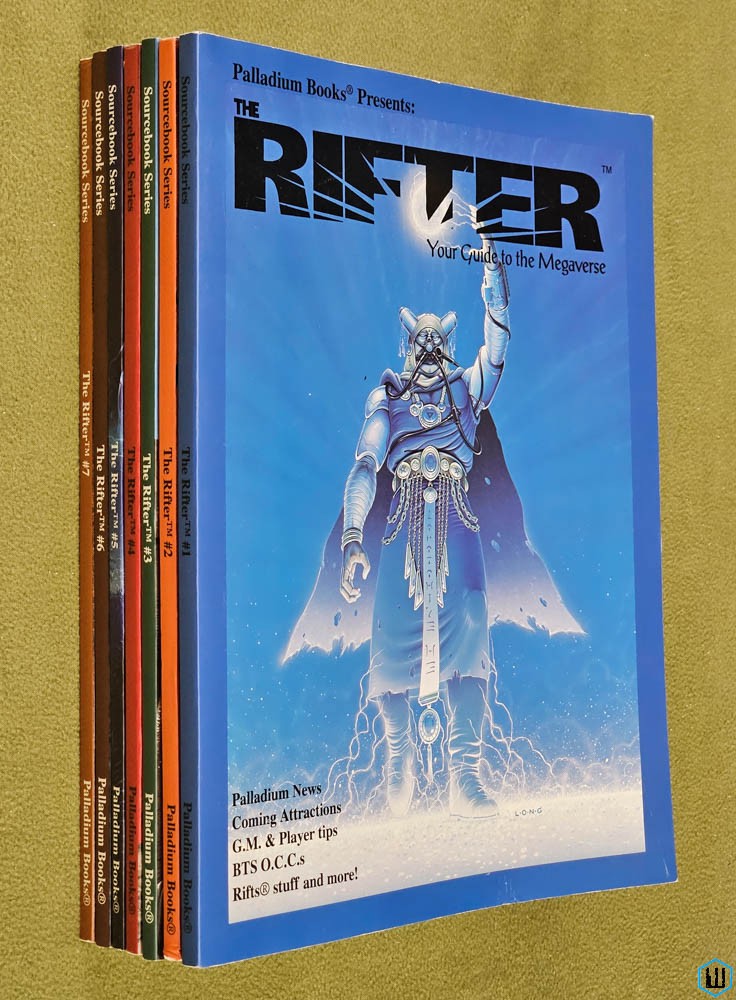 Rifter 1 2 3 4 5 6 7 Lot (Rifts Megaverse Guide Sourcebook)