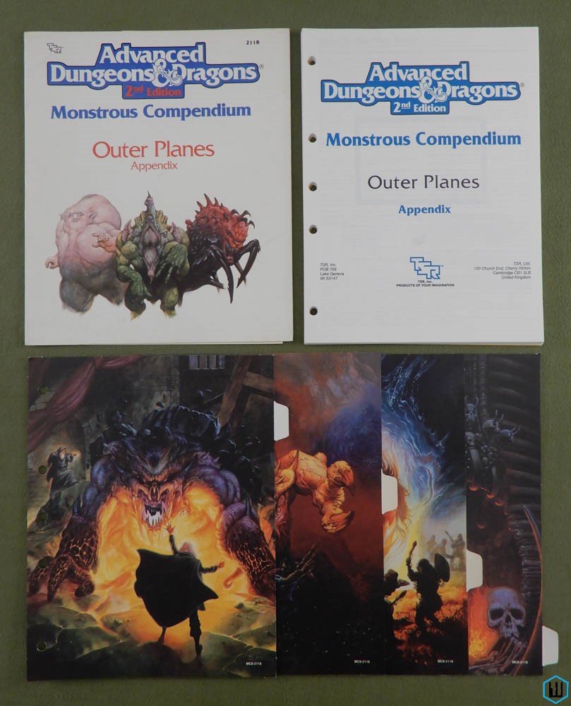 Monstrous Compendium OUTER PLANES Appendix MC8 (Advanced Dungeons Dragons)
