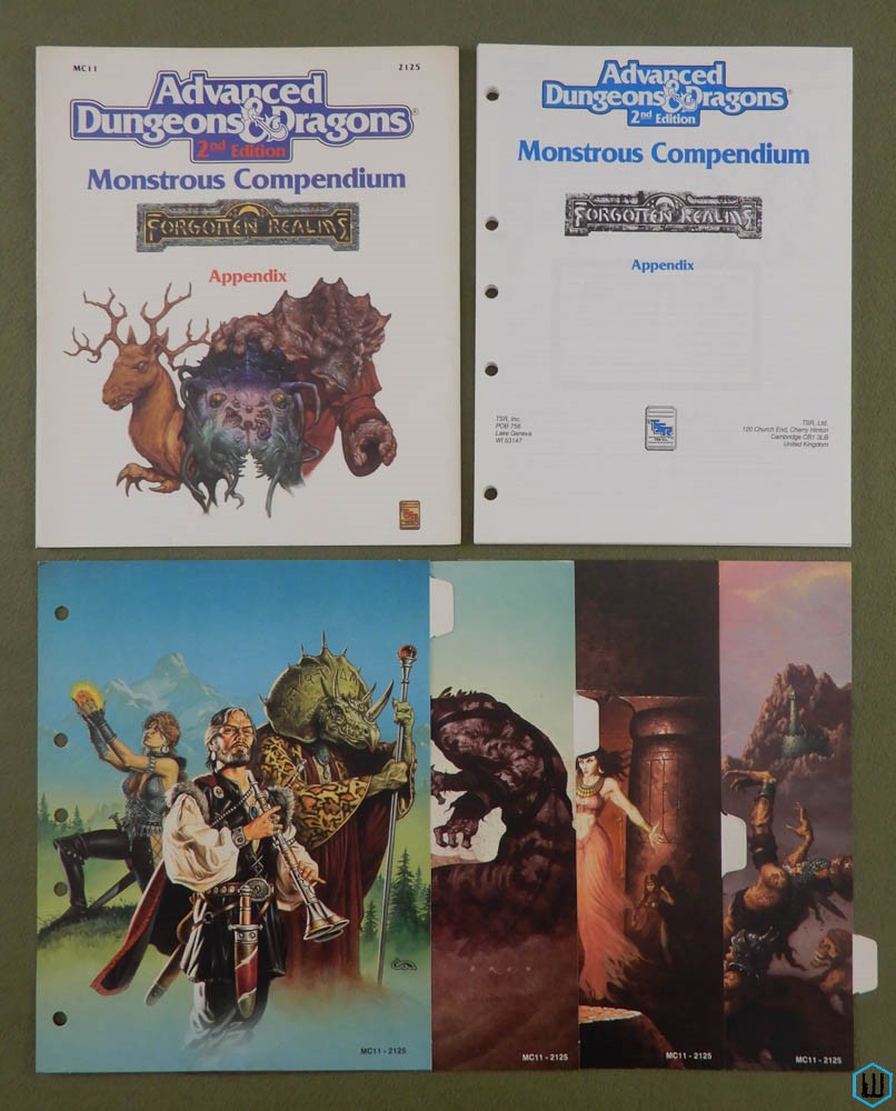 Monstrous Compendium Forgotten Realms MC11 (Advanced Dungeons Dragons)