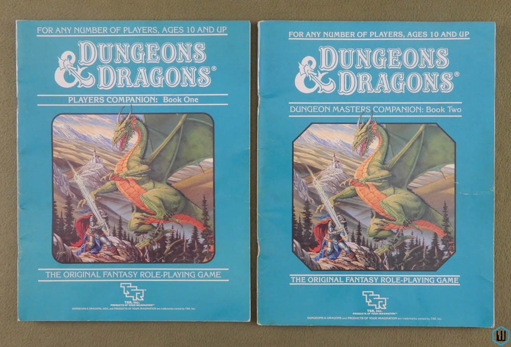 Dungeons Dragons Players & DM's Companion [BOOKS ONLY] BECMI