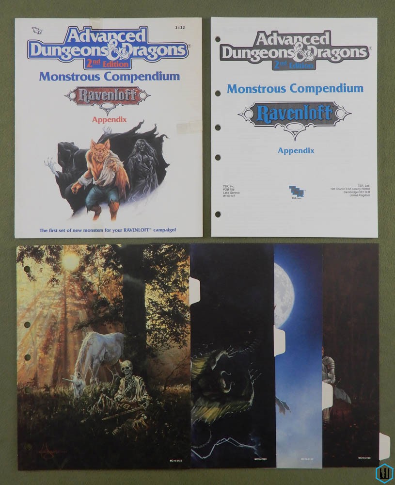 Monstrous Compendium Ravenloft Appendix MC10 (Advanced Dungeons Dragons)