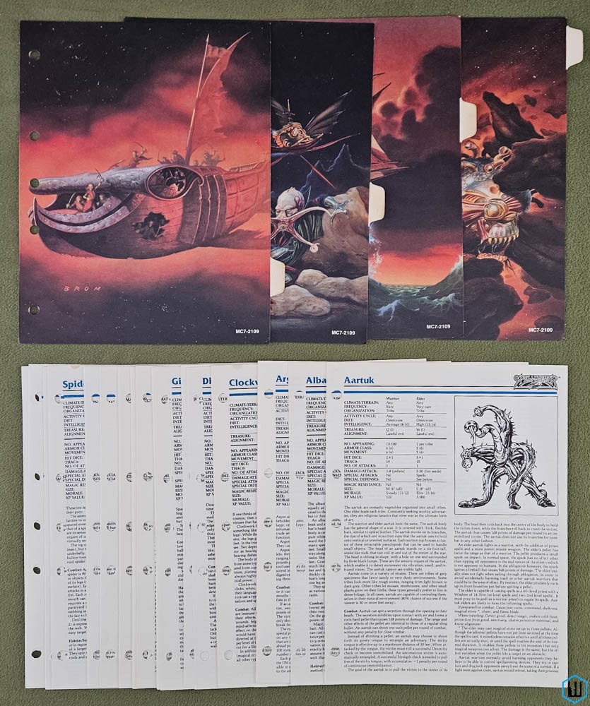 Spelljammer Monstrous Compendium Appendix MC7 (Advanced Dungeons Dragons)