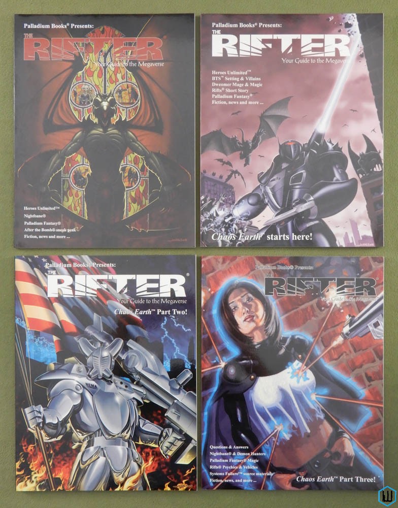 Rifter 16 17 18 19 Lot (Rifts Megaverse Guide Sourcebook)