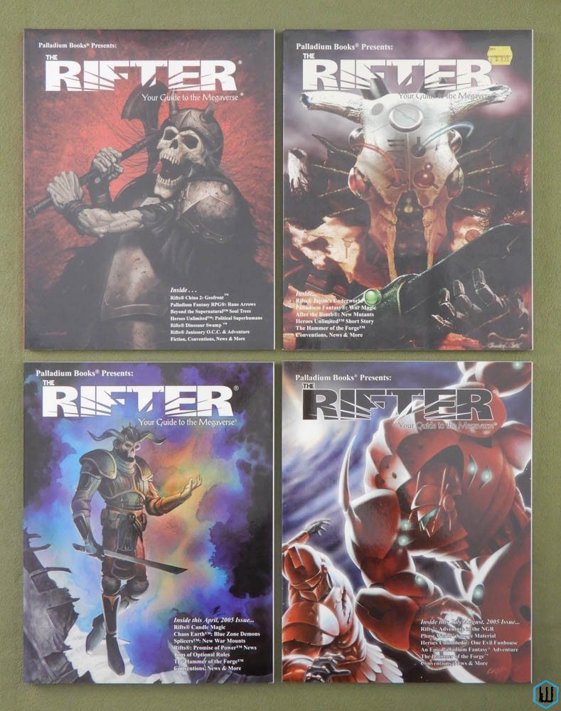 Rifter 28 29 30 31 Lot (Rifts Megaverse Guide Sourcebook)