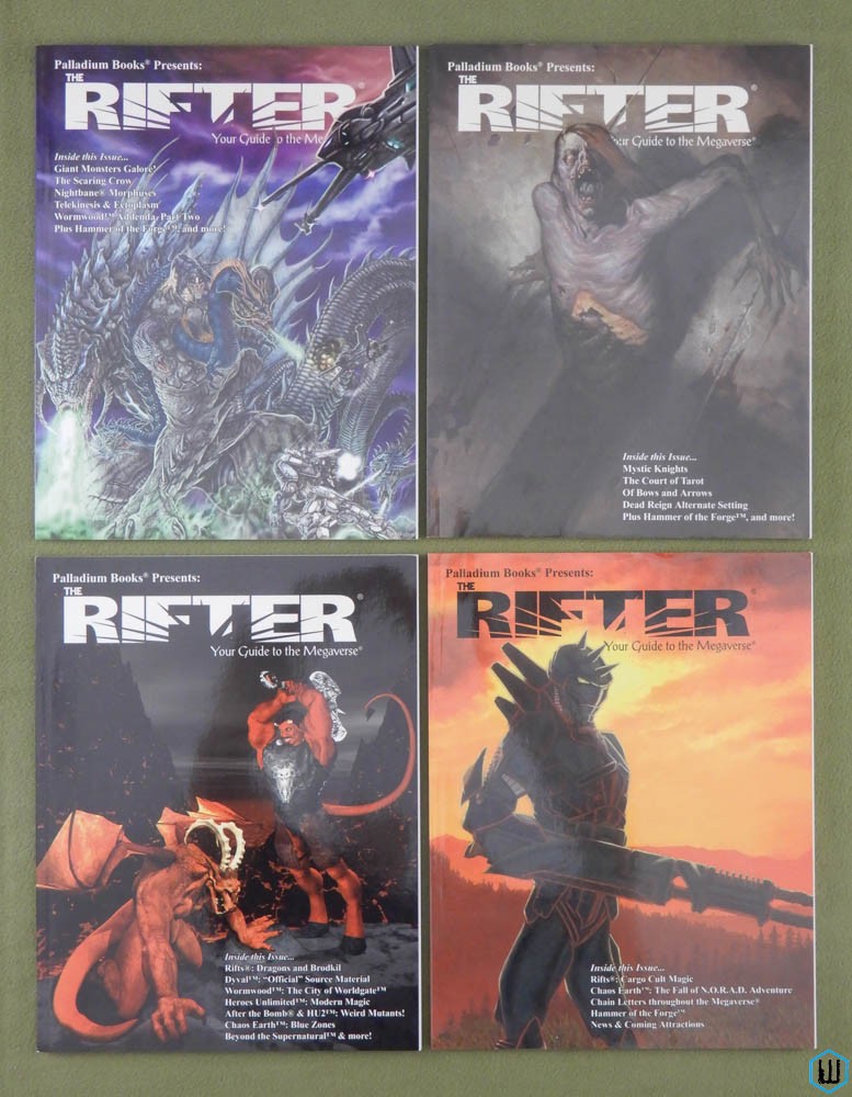 Rifter 44 45 46 47 Lot (Rifts Megaverse Guide Sourcebook)