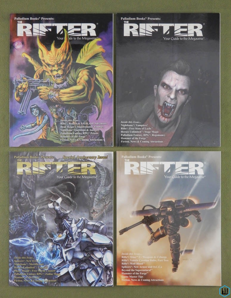 Rifter 48 49 50 51 Lot (Rifts Megaverse Guide Sourcebook)