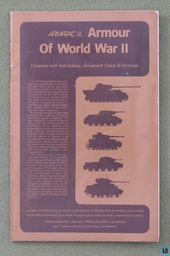 Image for ARMATAC II - Armour of World War