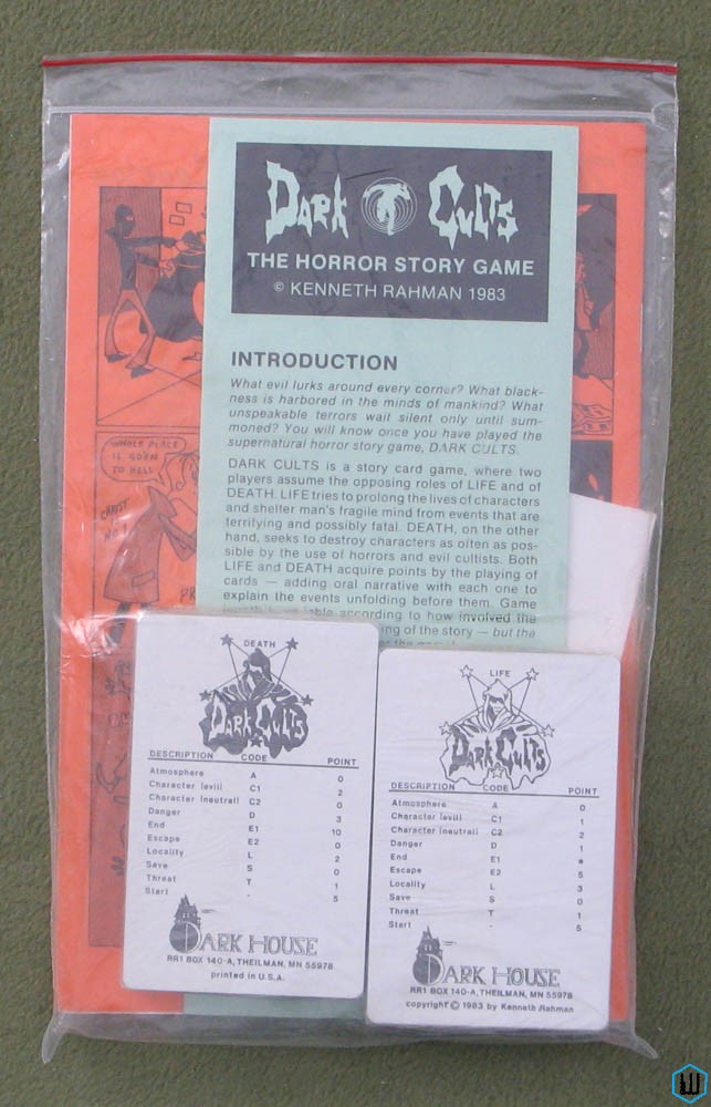 Image for Dark Cults: Horror Story Game (Kenneth Rahman) 1983