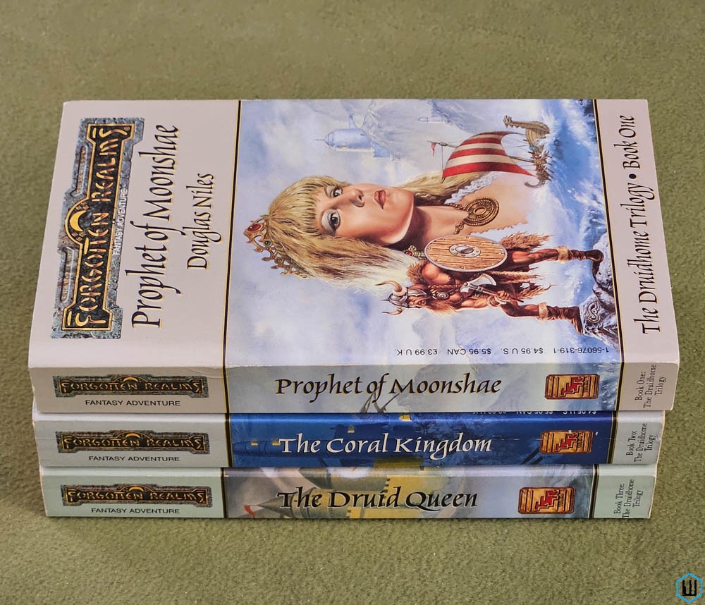DRUIDHOME TRILOGY (Prophet, Coral Kingdom, Druid Queen) NICE Douglas Niles