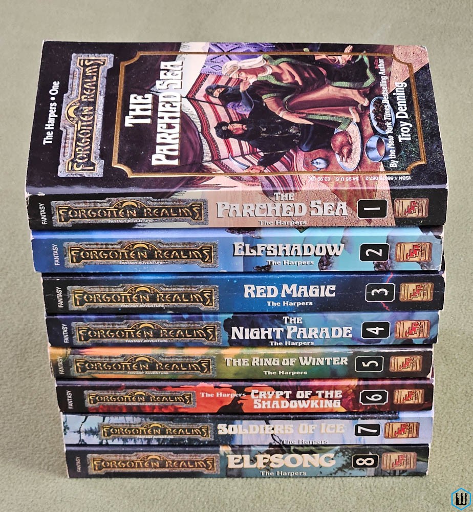 Forgotten Realms THE HARPERS First 8 Books in Series NICE