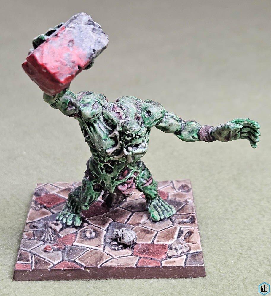 Zombie Troll (Dungeon Saga) Painted NICE