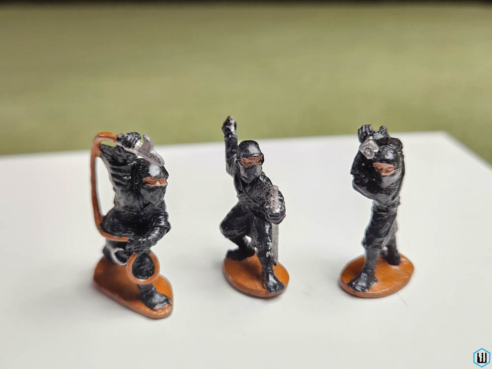 NINJAS: Ral Partha Metal Miniatures Lot of 3