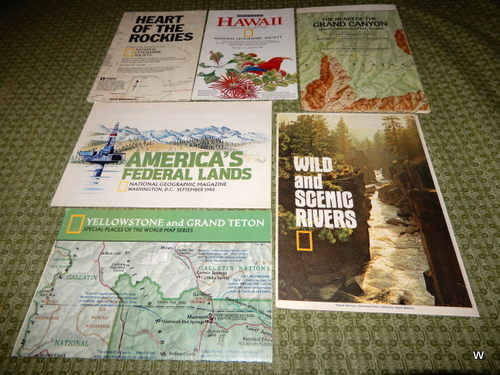 Image for National Parks America Maps: Lot of 6 (National Geographic Maps)