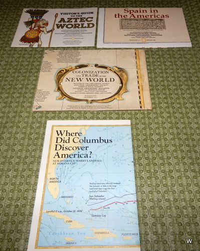 Image for The New World Map Set: Lot of 4 (National Geographic Maps)