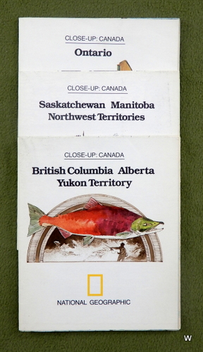 Image for Close Up Canada lot of 3 (National Geographic Maps)