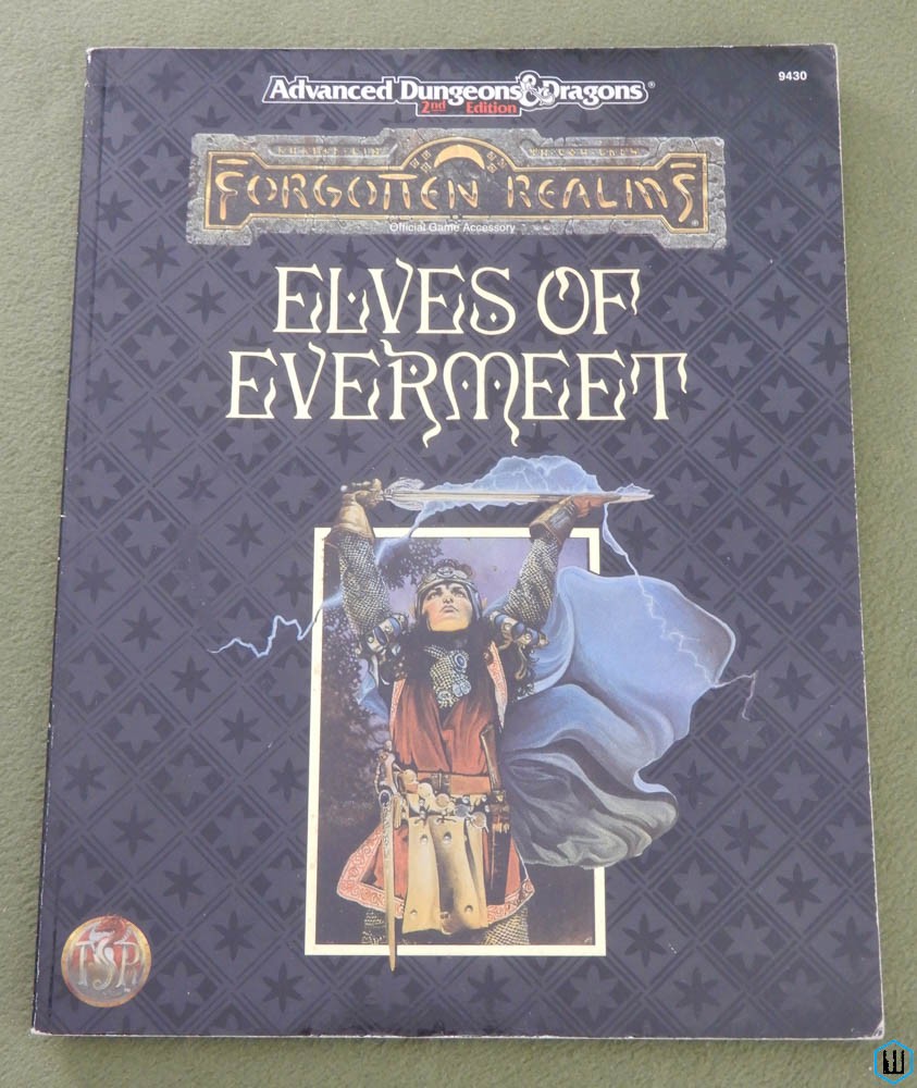 Elves of Evermeet (Dungeons Dragons Forgotten Realms) Original 1994 edition