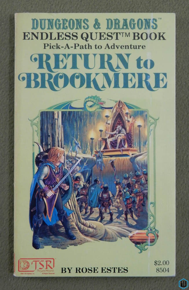 Return to Brookmere (Endless Quest Book 4: Dungeons Dragons) Rose Estes