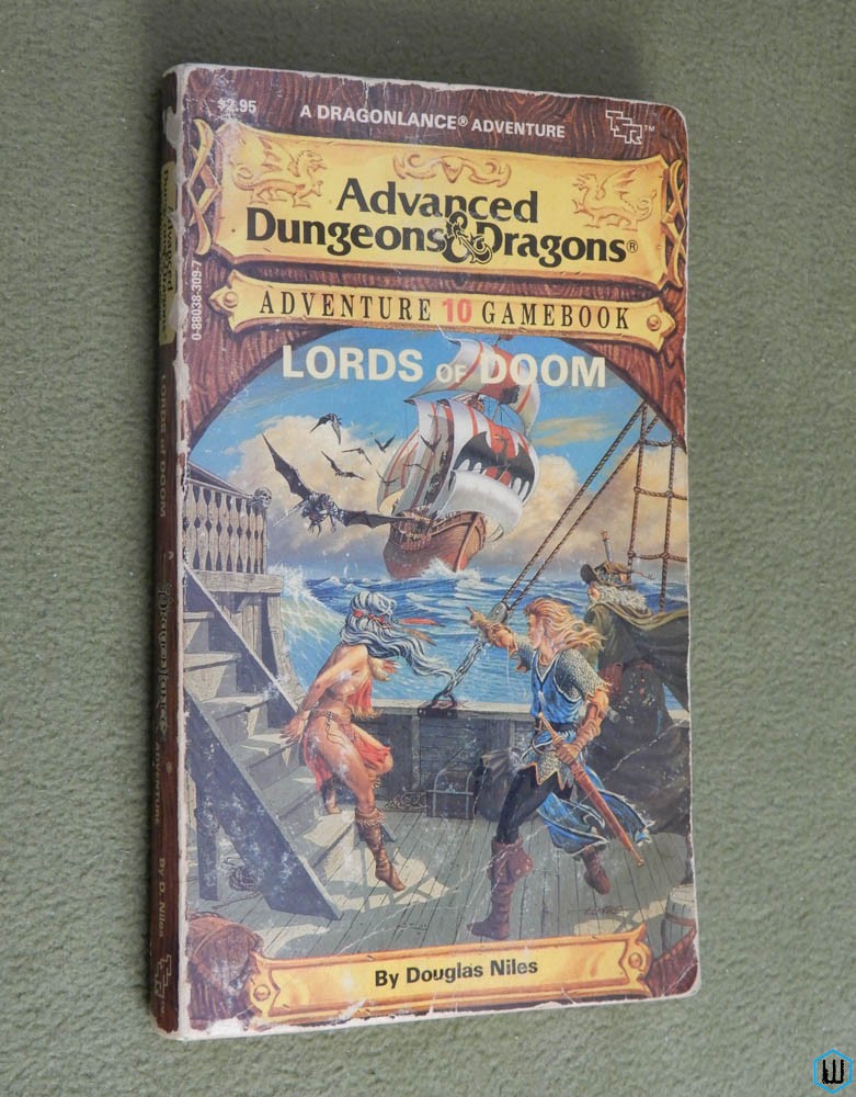 Lords of Doom (Dungeons Dragons Adventure Gamebook 10) - HEAVY WEAR