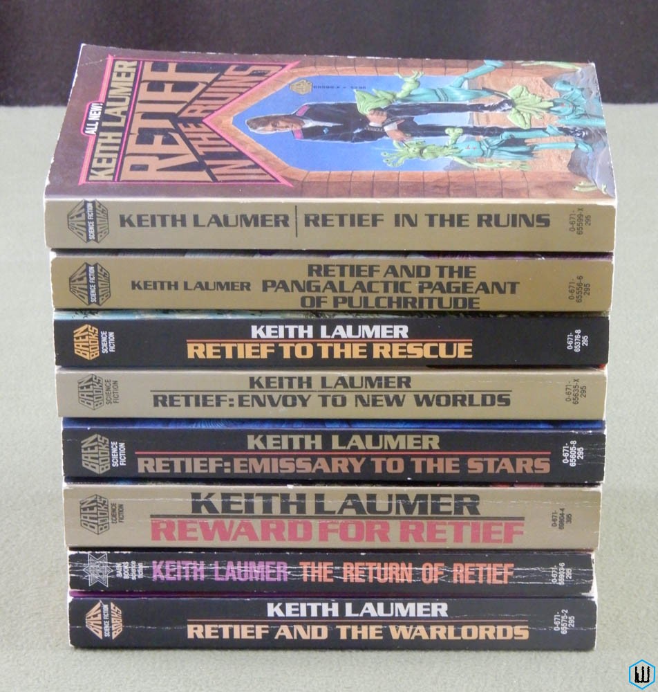 Image for KEITH LAUMER: RETIEF Lot of 8 Books (Baen Science Fiction) KEITH LAUMER: RETIEF Lot of 8 Books (Baen Science Fiction)
