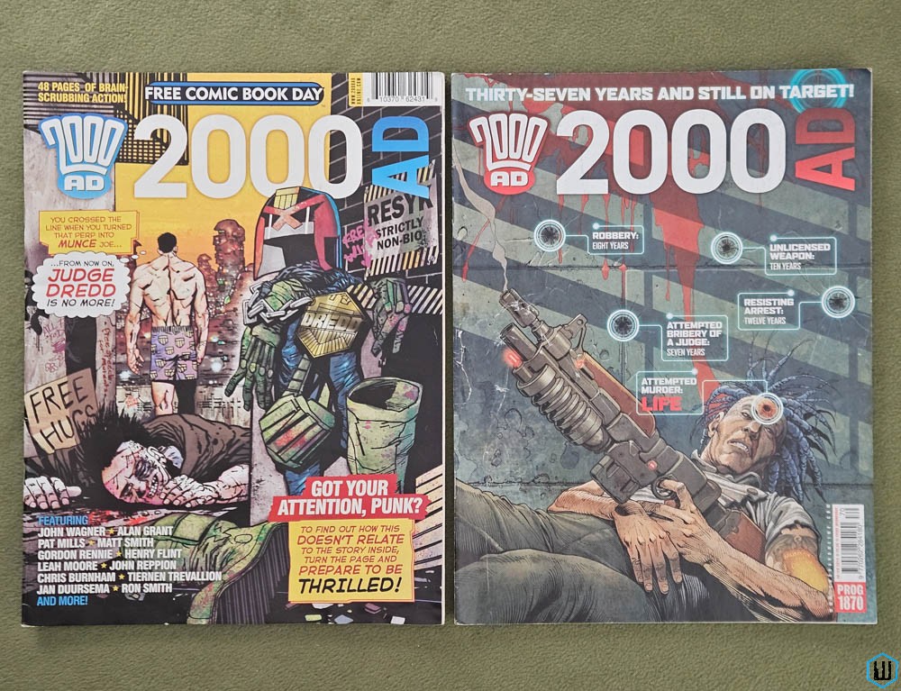 2000AD Comic lot x2 (2000 AD comics)
