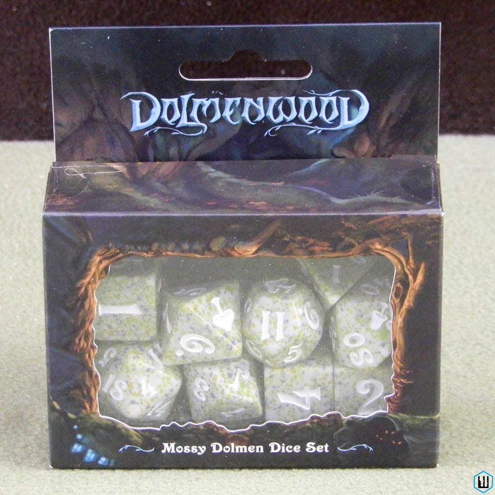 Dolmenwood Dice: Mossy Dolmen Set (OSR RPG)