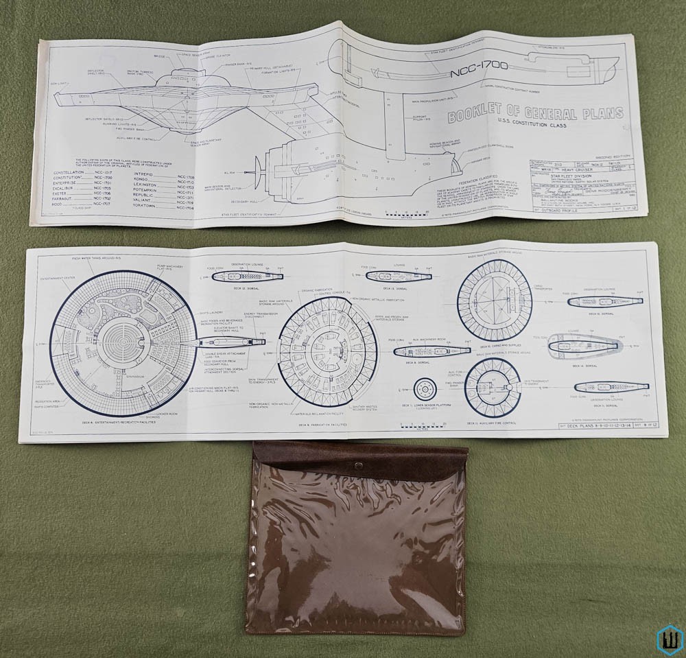 Booklet of General Plans U.S.S. Constitution Class (Star Trek Blueprints) Ballantine Books