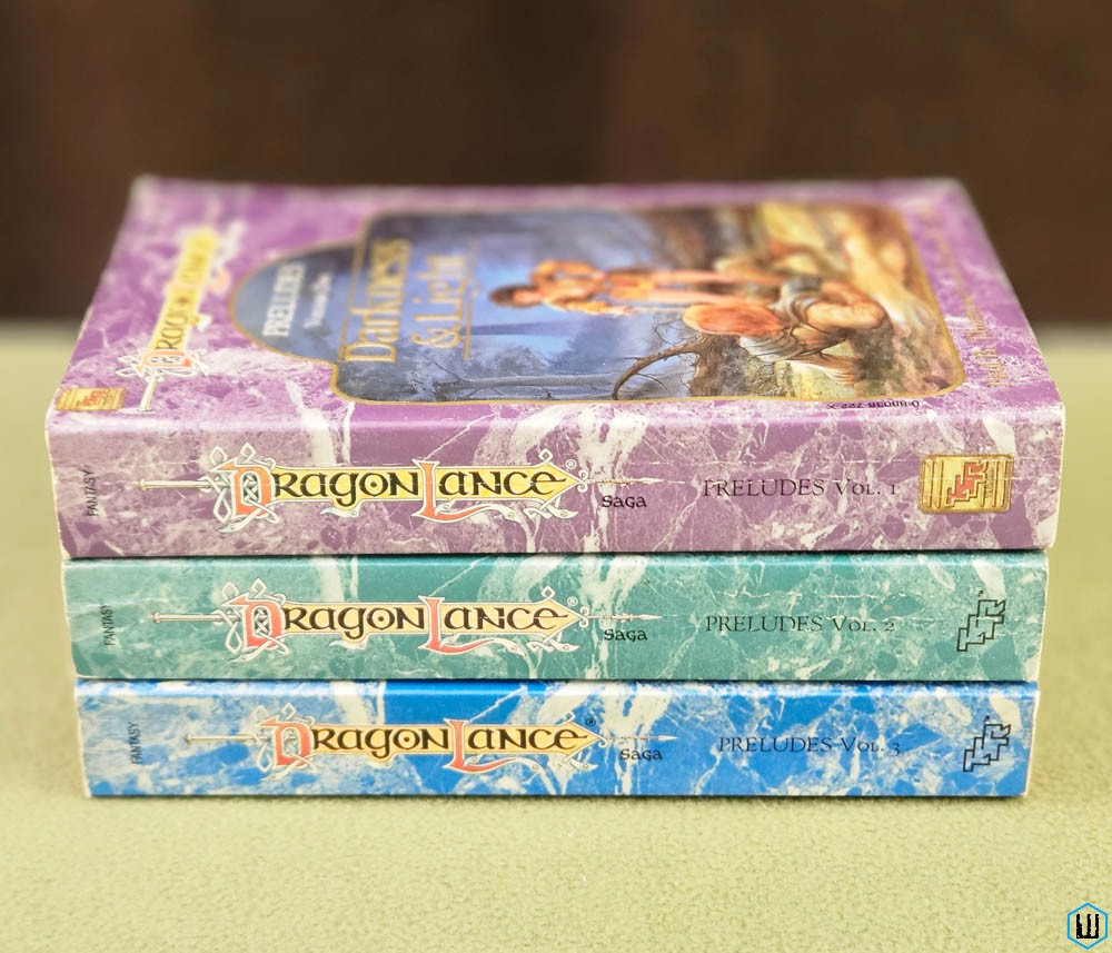 Dragonlance Preludes Trilogy Lot: Darkness Light, Kendermore, Brothers Majere