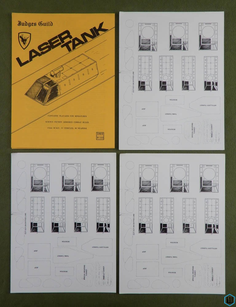 Laser Tank (Science Fiction RPG play pieces 15mm scale)