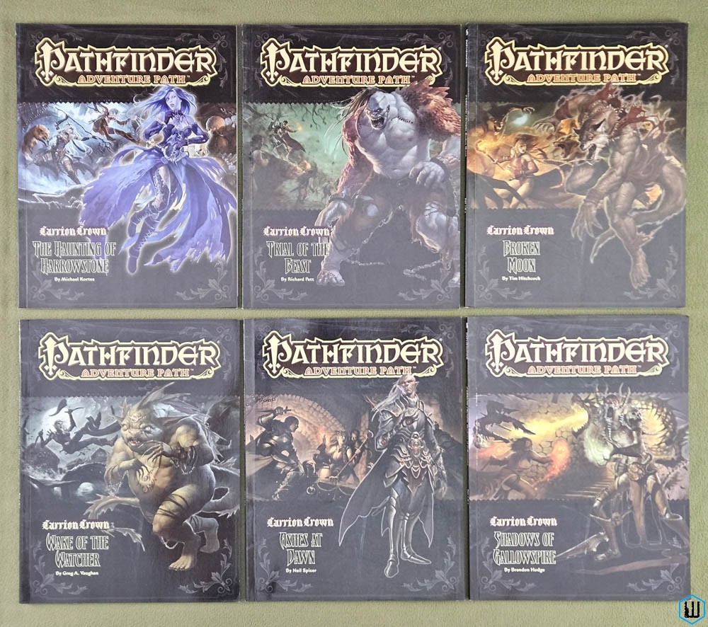 Carrion Crown Adventure Path All 6 (Pathfinder Campaign Setting)