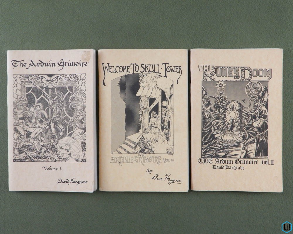 Arduin Grimoire Volume 1-3 Skull Tower Runes Doom (David Hargrave)