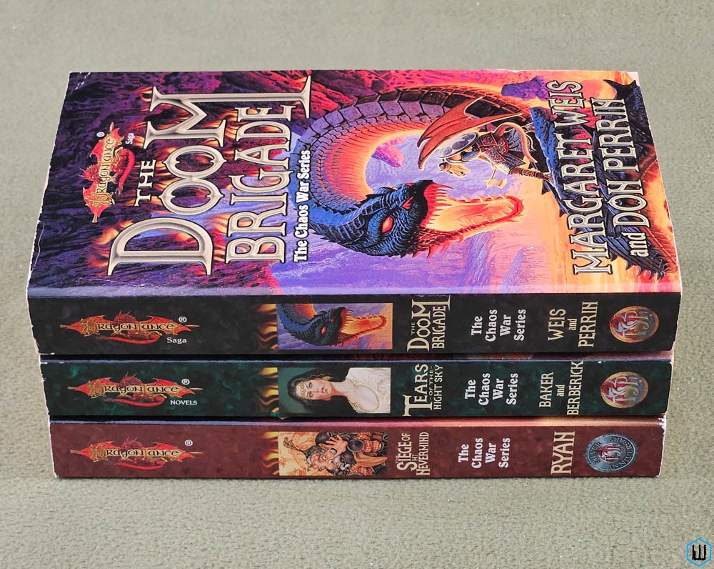 Dragonlance Chaos Wars lot of 3: Doom Brigade, Tears Night Sky, Siege Nevermind