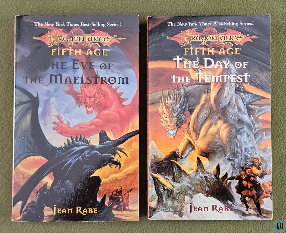 Dragonlance Fifth Age: Day of the Tempest + Eve Of The Maelstrom (Jean Rabe)