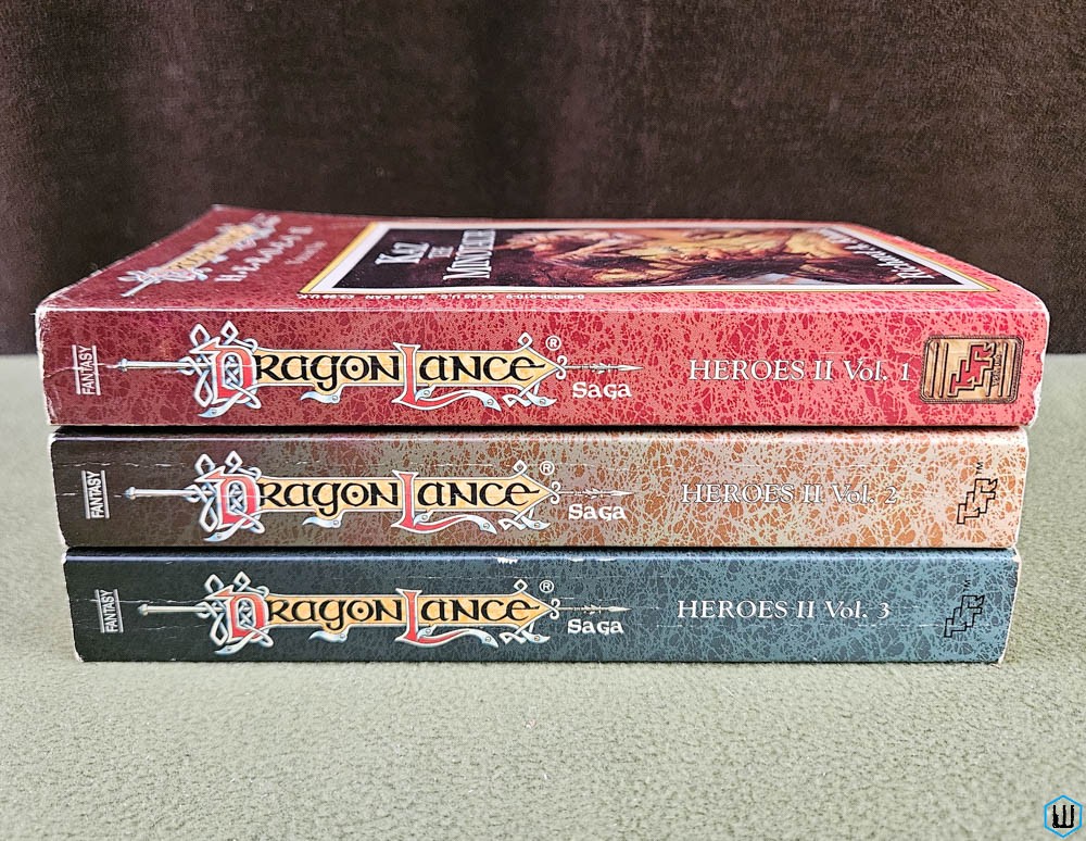 Dragonlance Heroes II Trilogy Lot: Kaz Minotaur, Gates Thorbardin, Galen