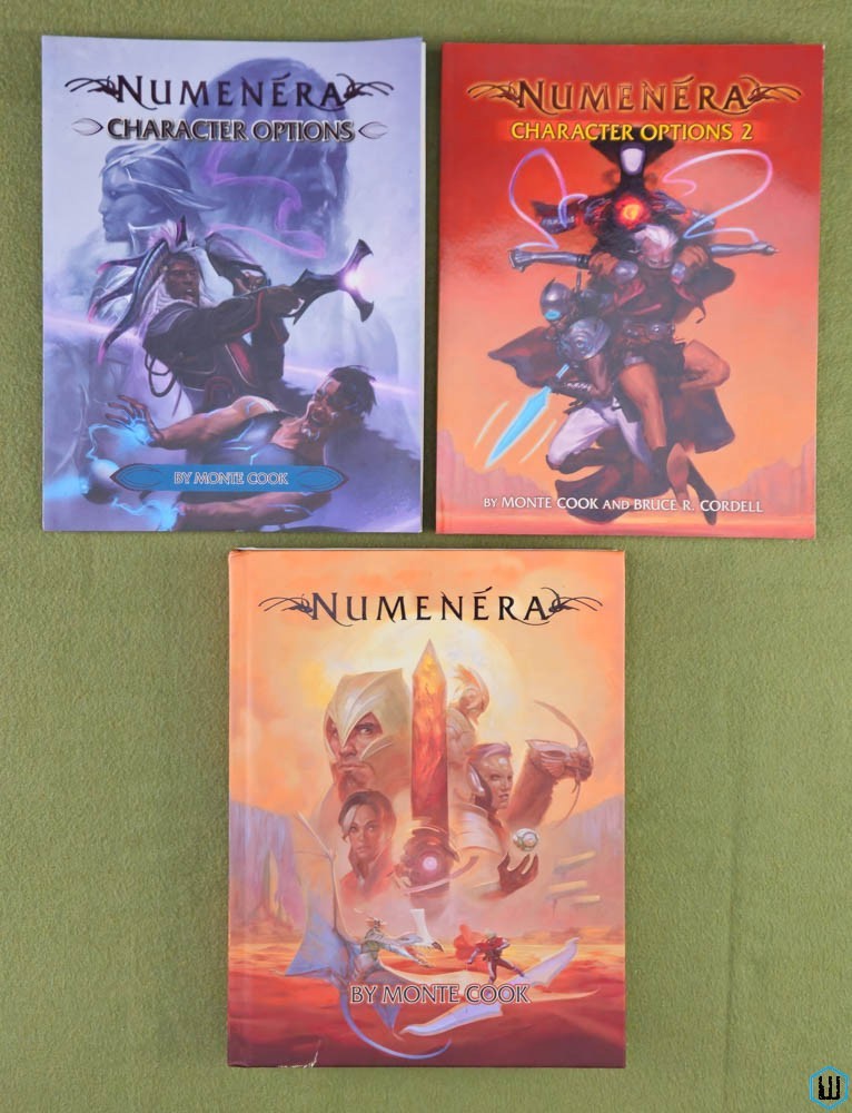 Numenera Core Rulebook + Character Options 1 & 2 Monte Cook Games