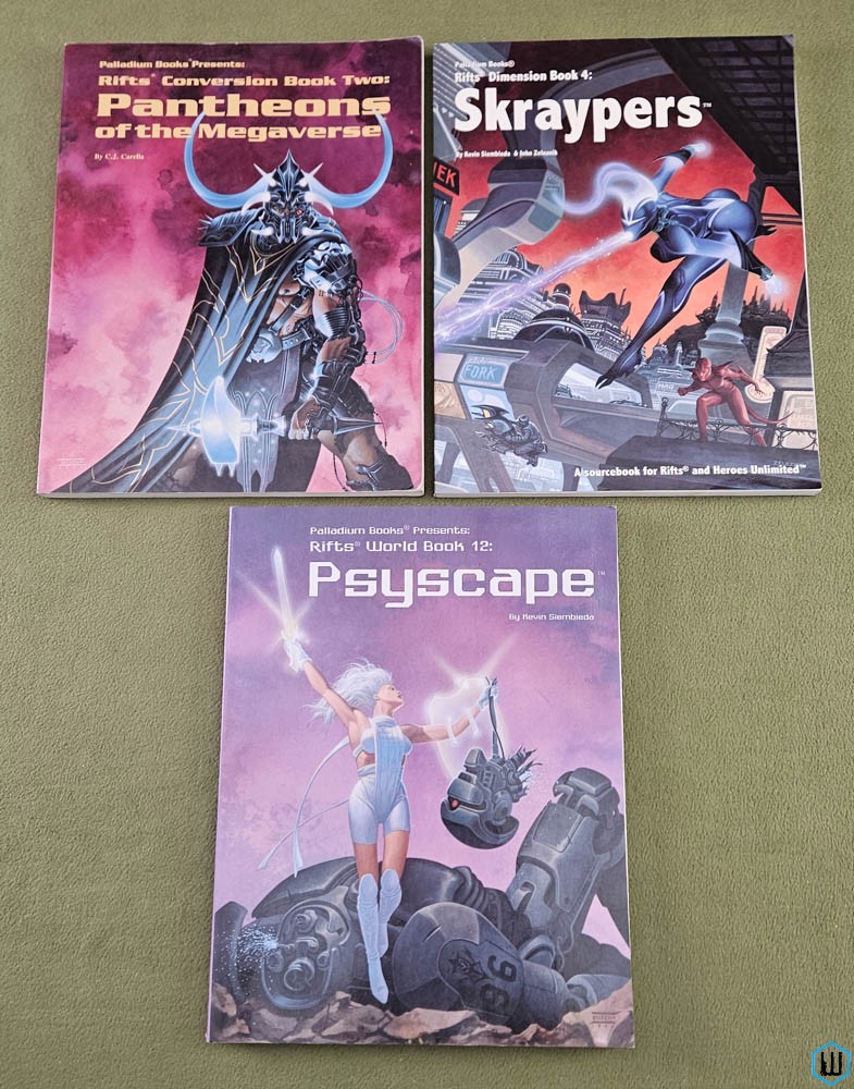 Image for Pantheons Megaverse + Skraypers + Psyscape (RIFTS RPG)