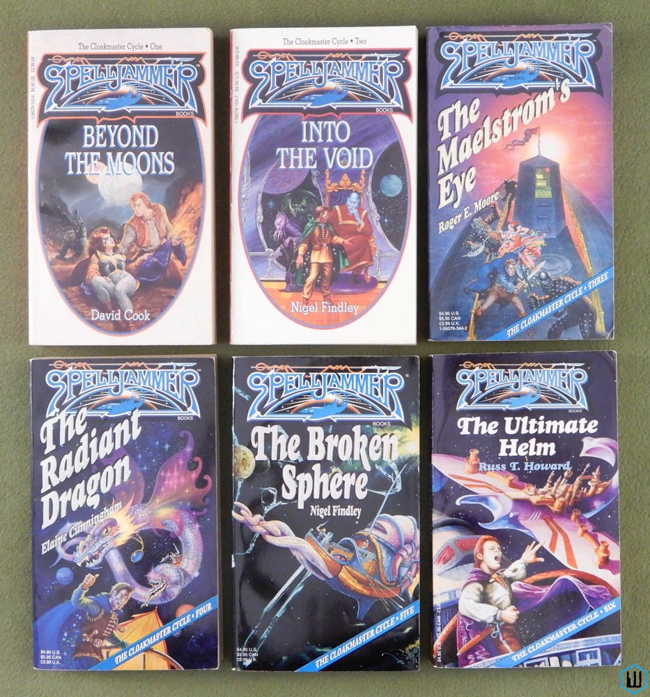 Spelljammer: Cloakmaster Cycle, Book 1 - 6 Novel Lot